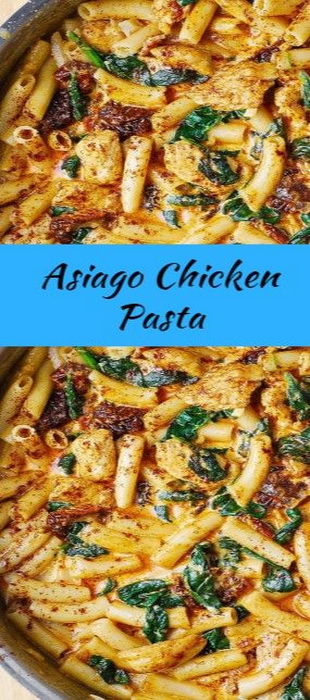 Asiago Chicken Pasta Delicious Recipes