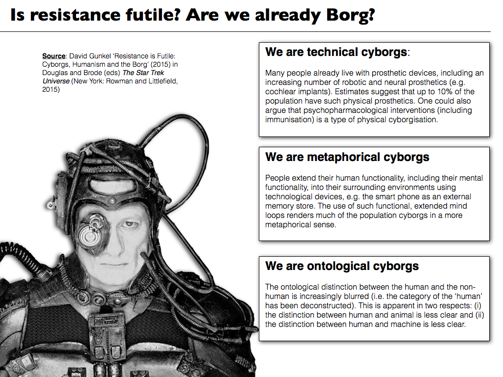 We are the Borg, resistance is futile!