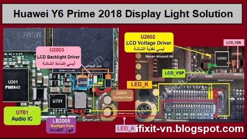 Huawei Y6 Prime 2018 Display Light Solution