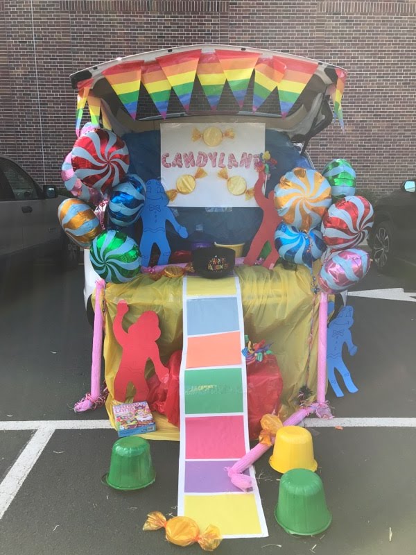 Just Talk: Putting Together a Candy Land Trunk or Treat
