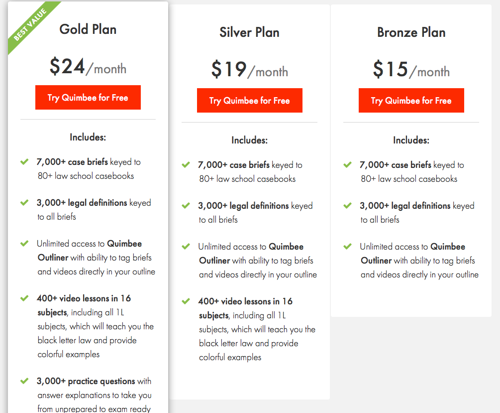 Using Quimbee to Help Understand Law School Subjects Brazen and