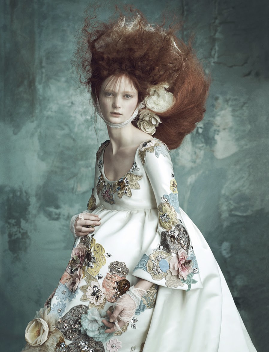 Opulenz À La Marie Antoinette: Dolce & Gabbana Alta Moda by Luigi + Iango  for Vogue Germany April 2014 | Cool Chic Style Fashion