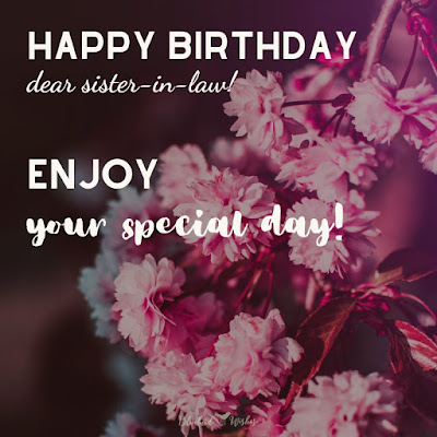 Happy Birthday Wishes for Sister-in-law