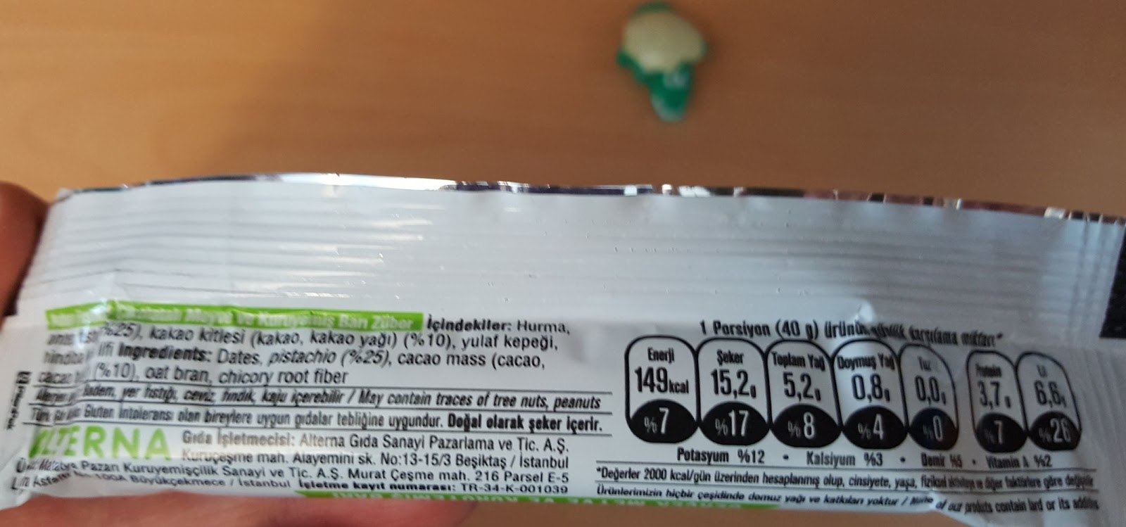 Zuber Cilekli Kakaolu Bar Satin Al Cerezciyiz Biz