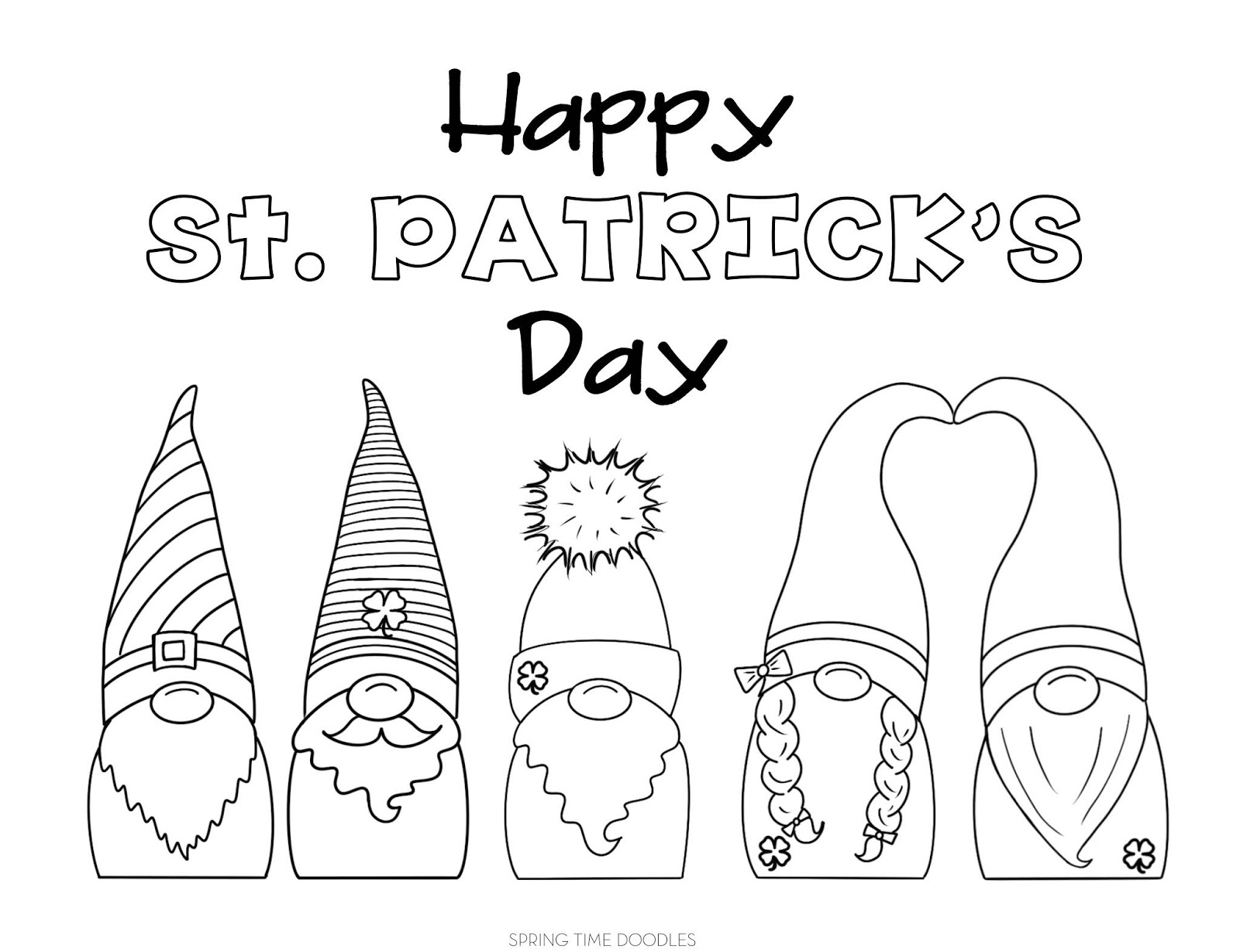 St. Patrick's Day 20 FREE coloring pages