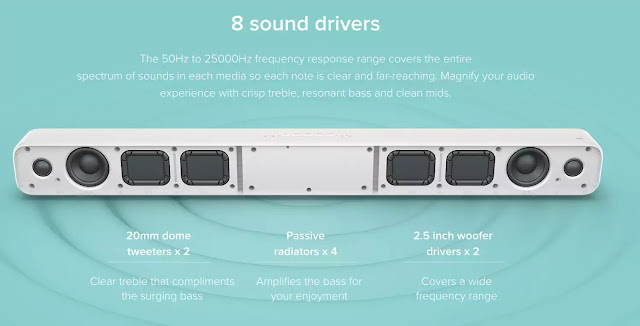 mi soundbar with woofer