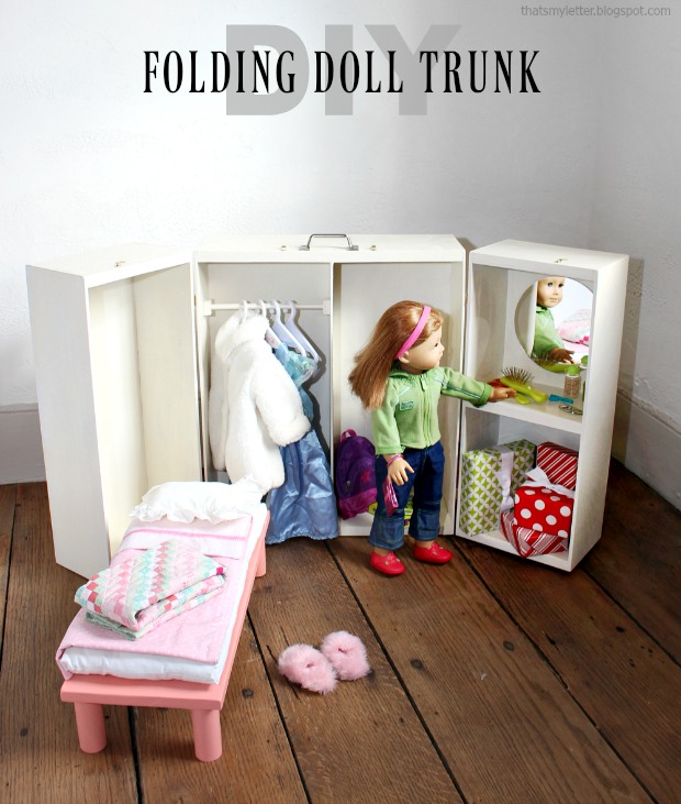 That's My Letter DIY Folding Doll Trunk