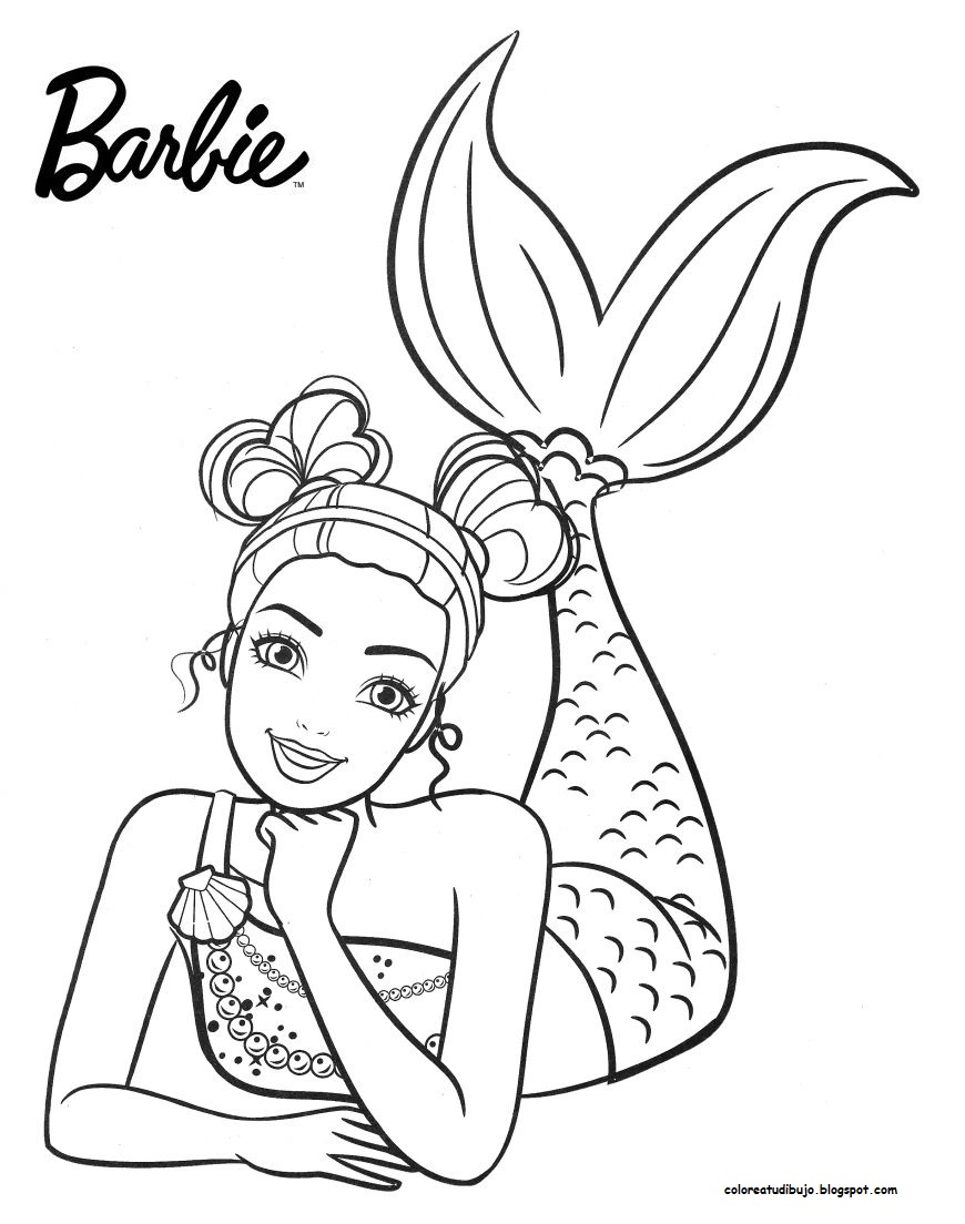 Colorear Barbie Sirena Gran Venta OFF 62 Colorear Barbie Sirena Gran Venta OFF 62