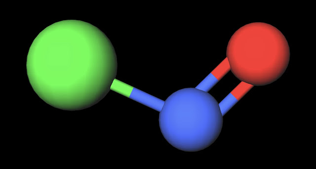 NOCl Ball and Stick Model