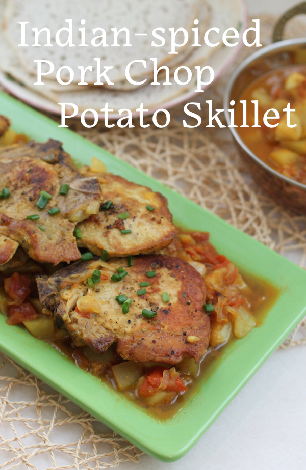 Food Lust People Love Indianspiced Pork Chop Potato Skillet