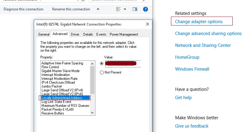 how to change mac address in windows xp how to change mac address in windows xp