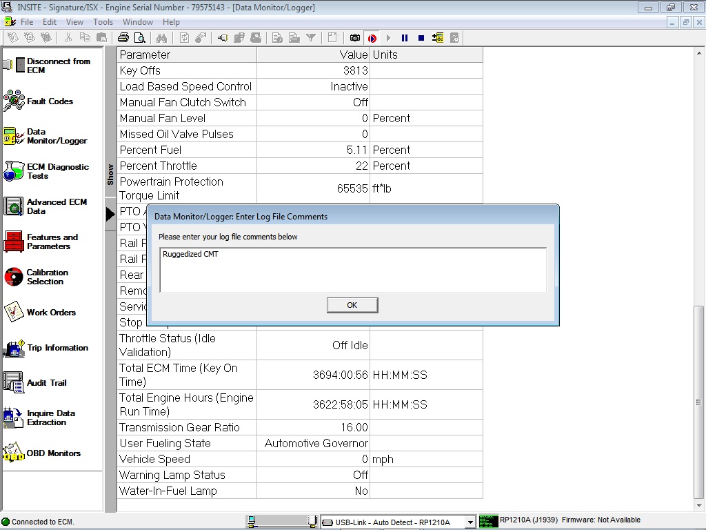Data Monitor/Logger on Cummins INSITE Software (CUMMINS Engines) Blog.Teknisi