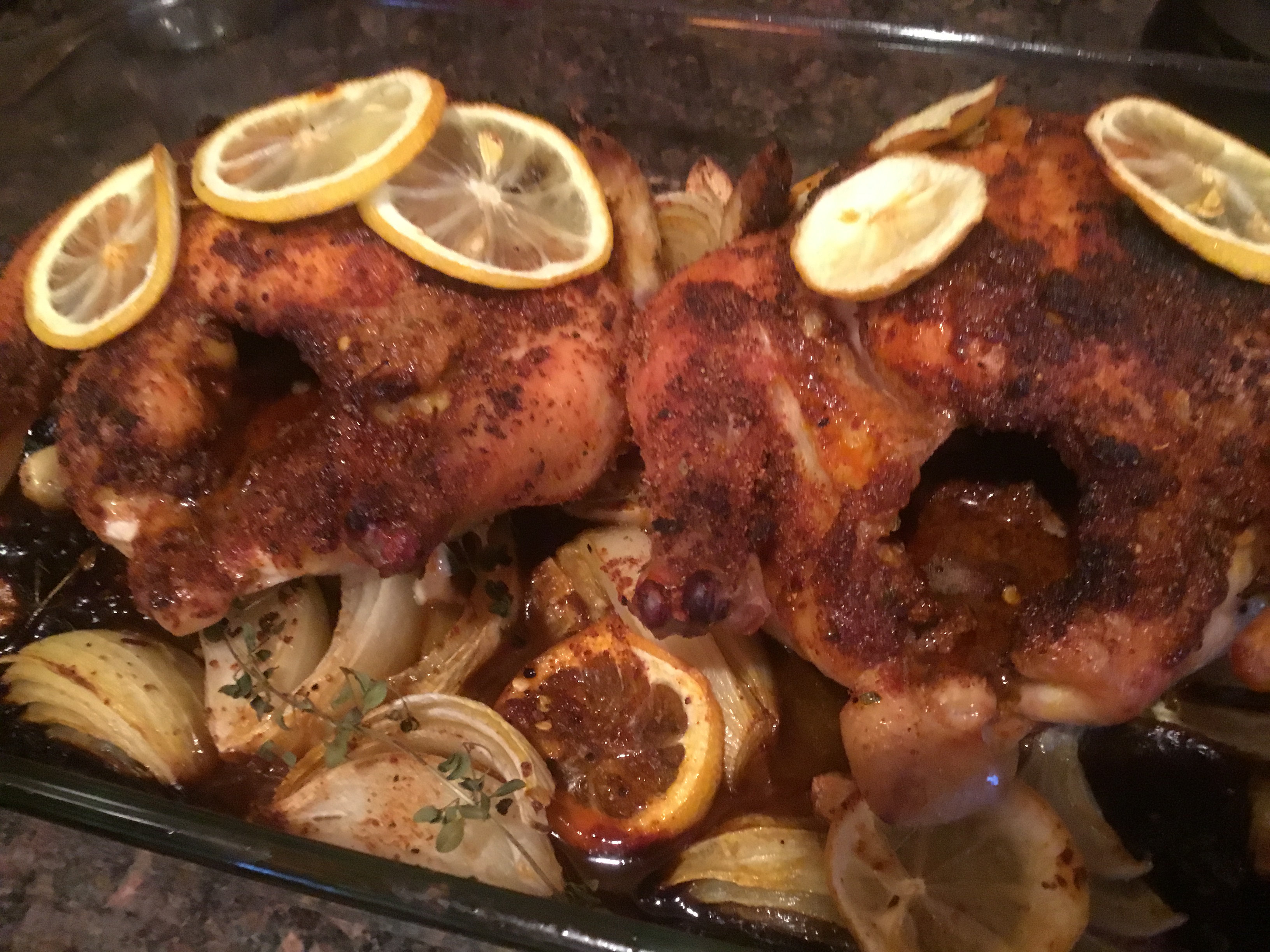 Home on my Range Cornish Game Hens with A Smoked Paprika Rub