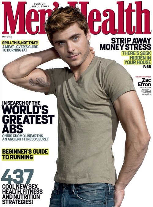 Zac Efron covers Men’s Health Oh yes I am