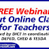 Free Webinars about Online class for Teachers