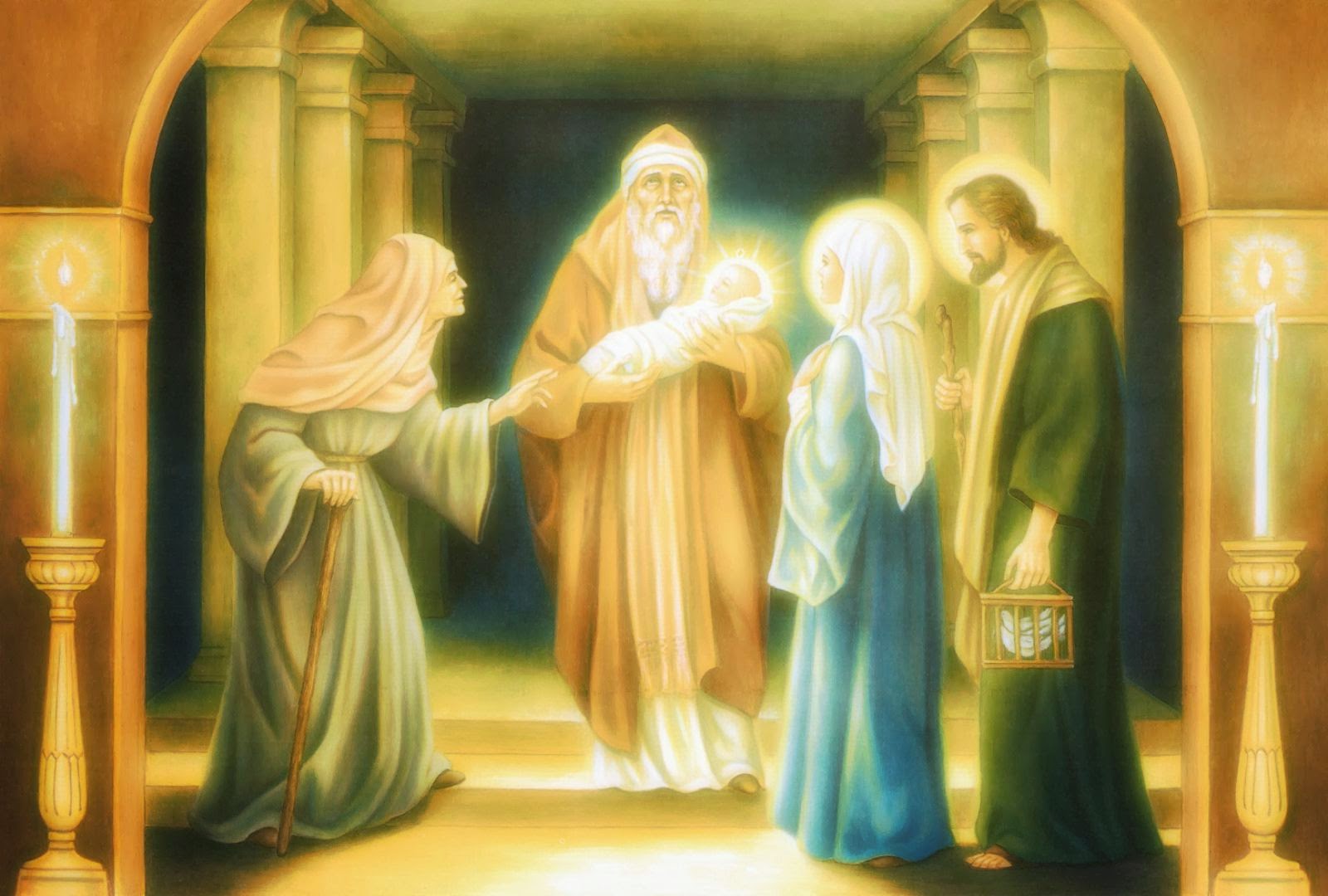 the presentation of the baby jesus to saint barbara