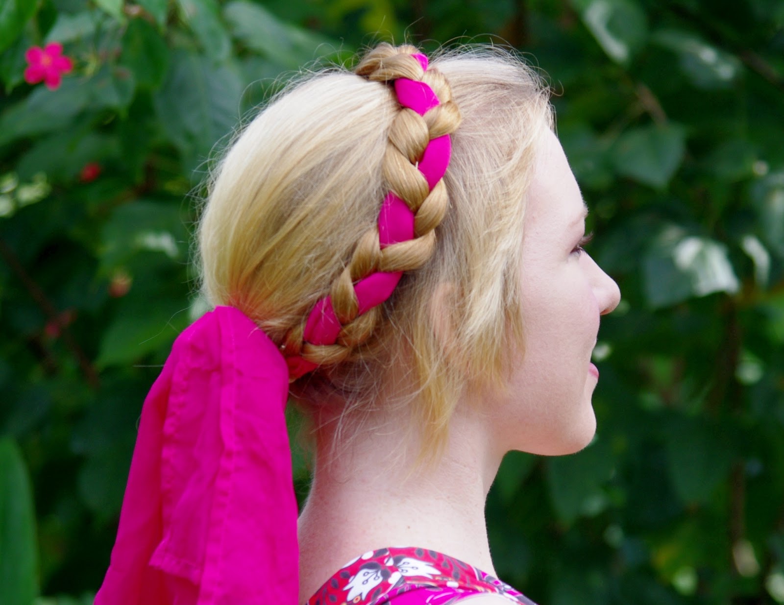 Braids & Hairstyles for Super Long Hair Scarf Crown Braid