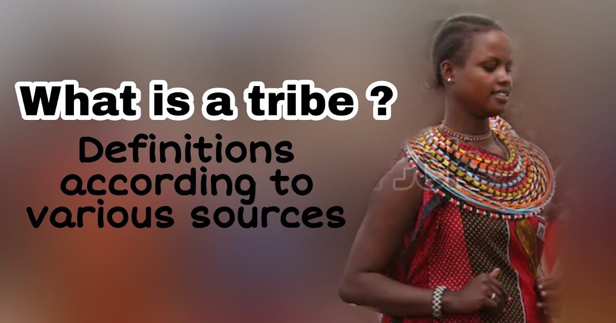 Tribe Definition of tribe by D.N.Majumdar