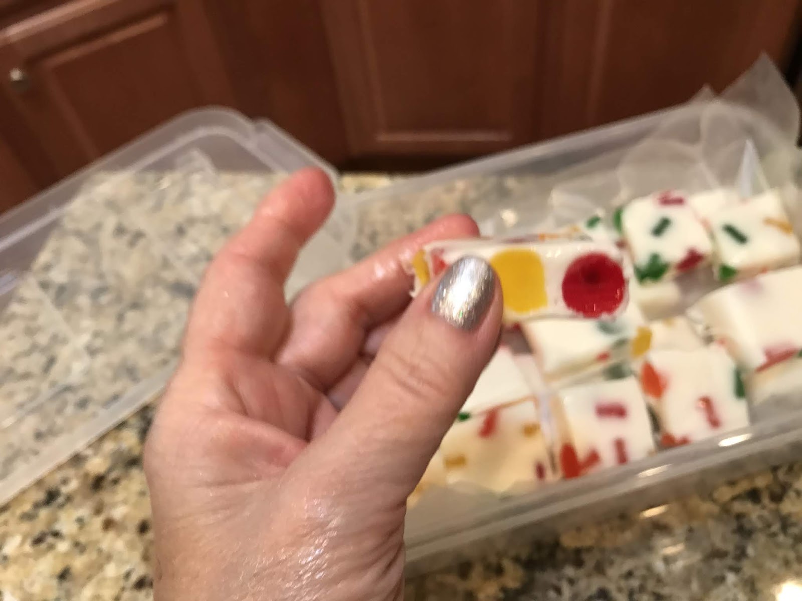 I Like to Bake and Cook Blog Dot Nougat candy