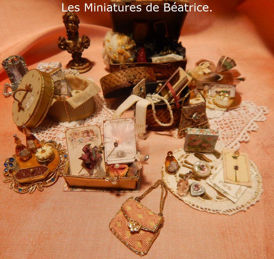 Livre Miniature Artisanal Échelle 1:12 - Thème Enfants Et Fleurs, Style 1910 - Pour Maison De Poupée