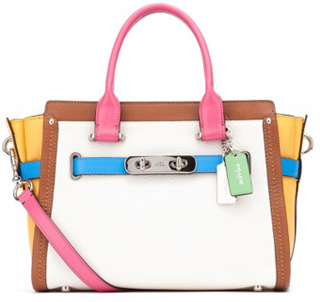 multi colored coach bolsa