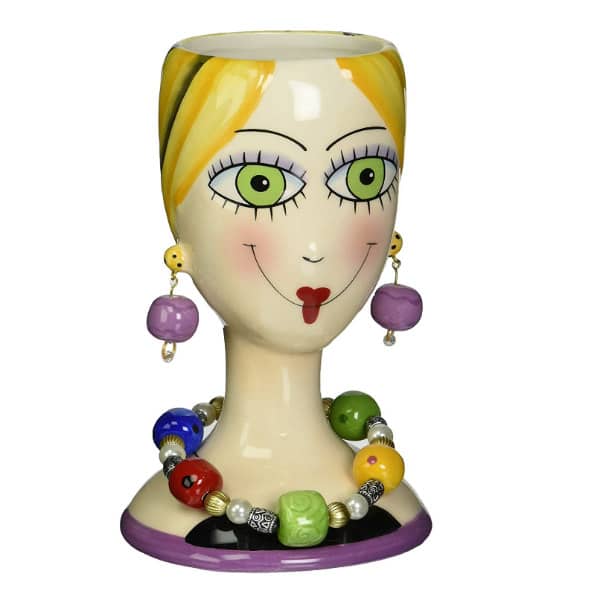 Make a Face Vase Lady Friend