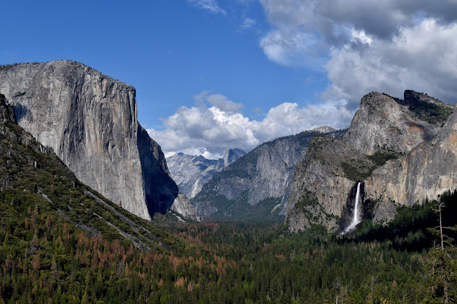 Yosemite as seen from Tunnel view vista point