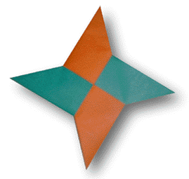 Shuriken - Easy Origami instructions For Kids