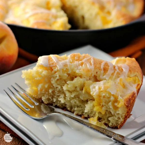 Fresh Peach Yogurt Cake (Dairy-Free)