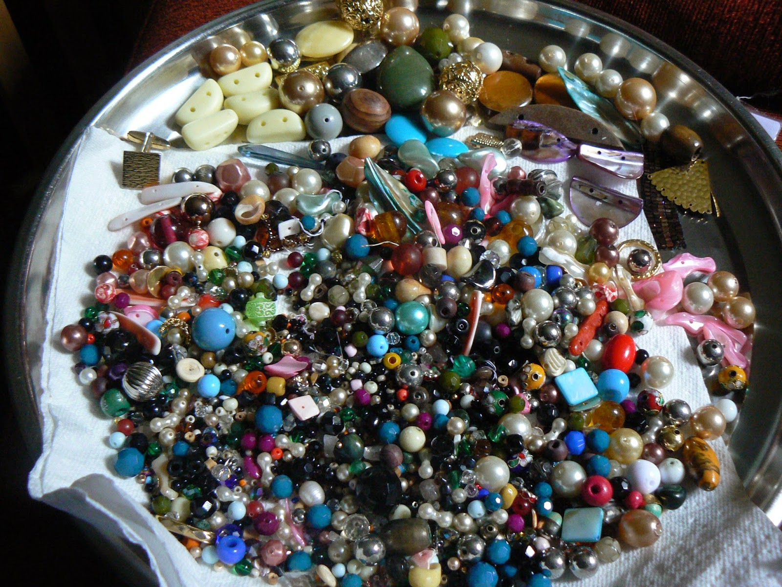 DREAMTIMEMAKES crafting life Buying beads in the oddest places.