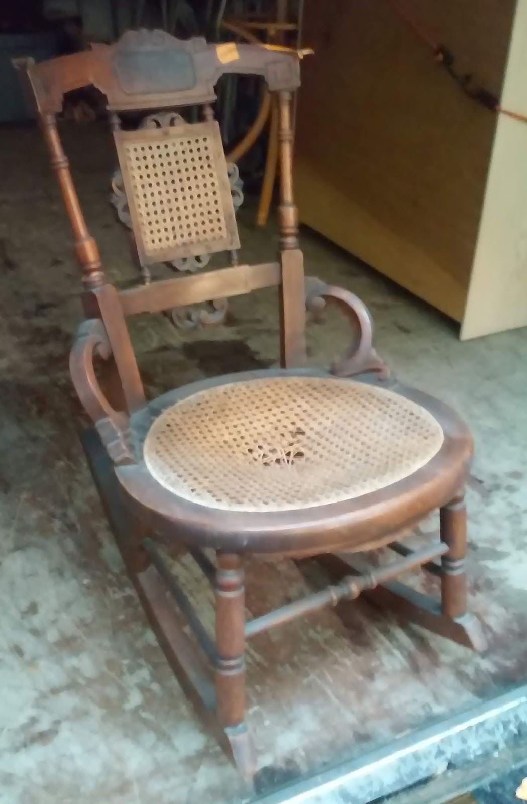 UHURU FURNITURE & COLLECTIBLES SOLD 23598 Eastlake Caned Child’s
