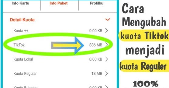 Bagaimana Cara Mengubah Kuota Tiktok Tri Menjadi Kuota Reguler Area Tekno