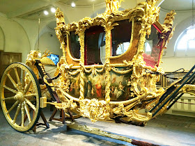 The Golden Carriage in Buckingham Palace