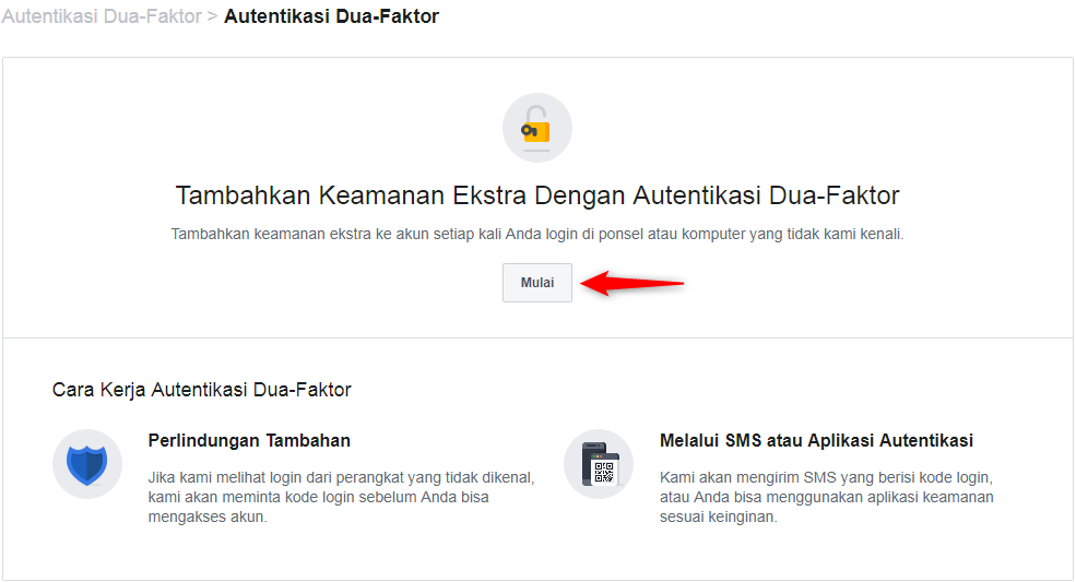 Cara Mengaktifkan Autentikasi Dua Faktor Facebook Seputar Internet Koe
