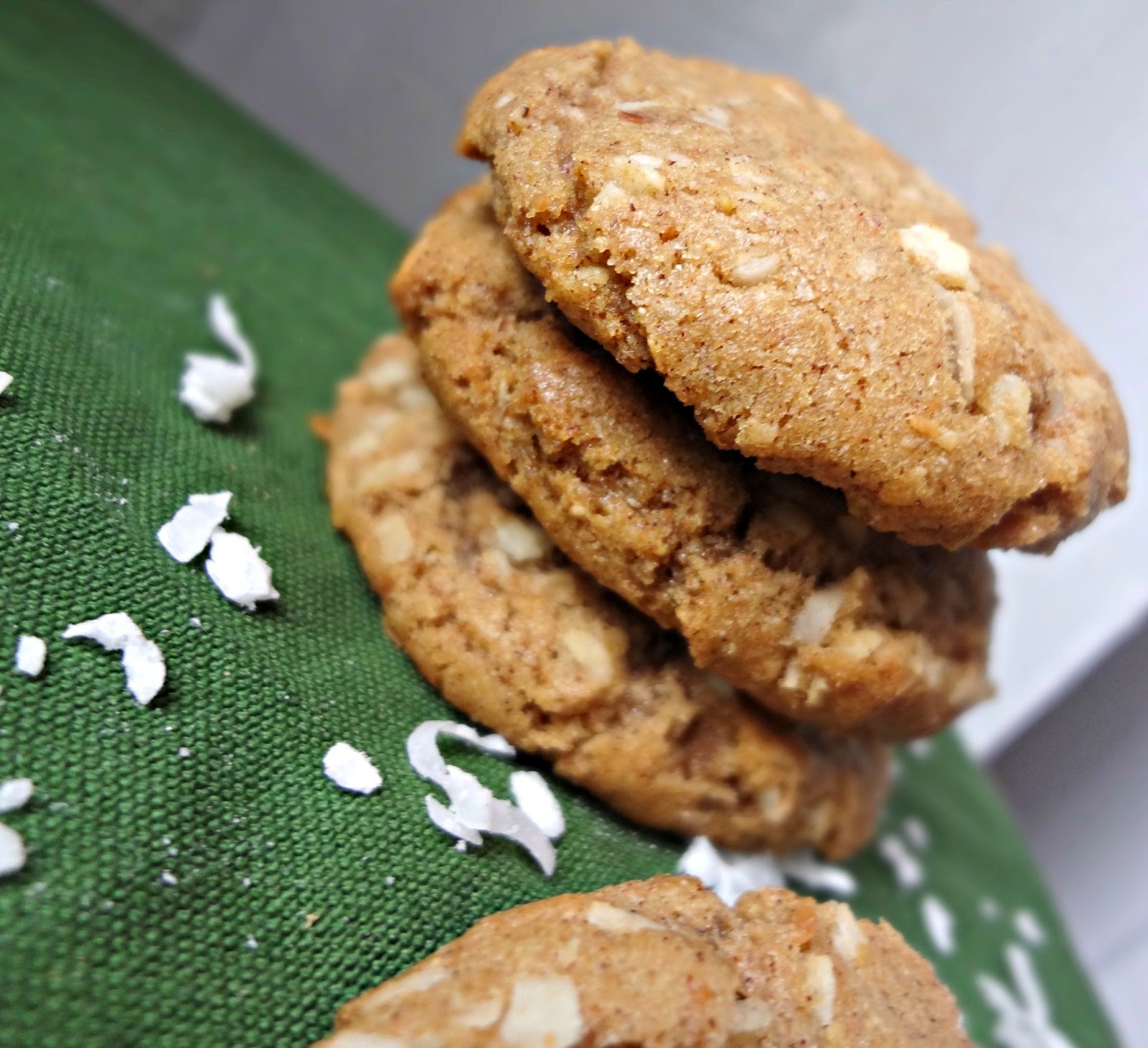 The Cooking Actress Brown Butter Cinnamon Coconut Cookies