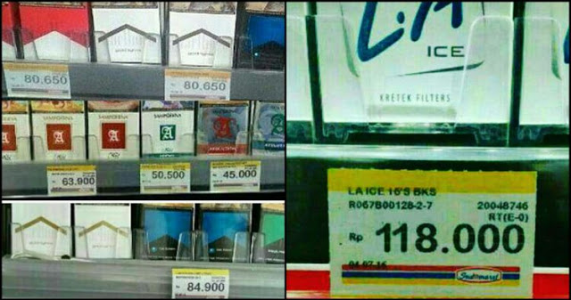 Awas, Penyebaran Daftar Harga Rokok Hoax!