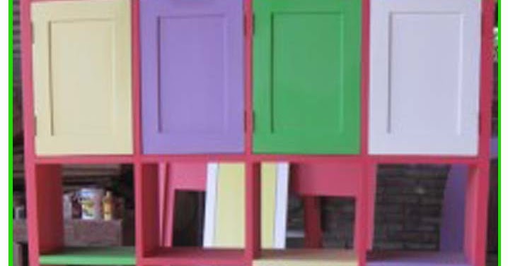 Rak Buku TK Klender Multi Warna Allia Furniture Rak Buku TK Klender Multi Warna Allia Furniture