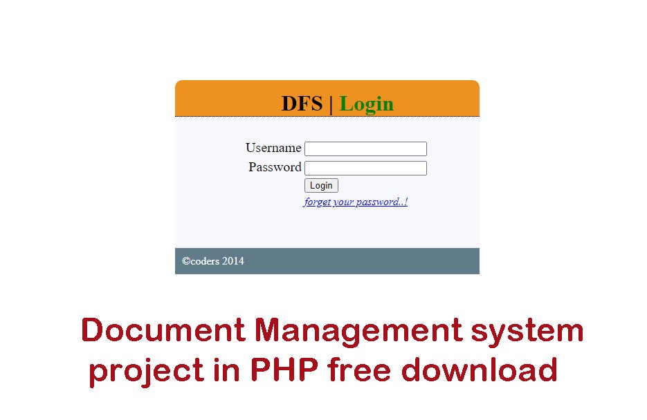 Document Management System Project in PHP free download - Free Source ...