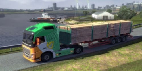تحميل العاب الشاحنات العملاقه الكبيرة الحقيقية,لنقل السيارات  euro truck simulator