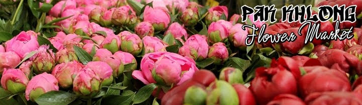 Pak Khlong Talat, mercado de flores en Bangkok