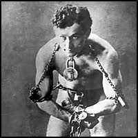 HARRY HOUDINI (1874-1926)  MAGICIAN, STUNT PERFORMER