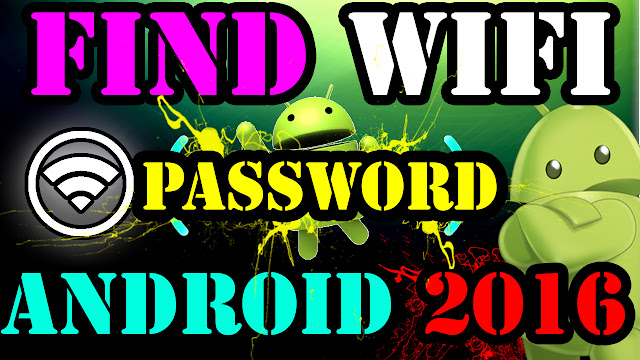 find wifi password in andorid