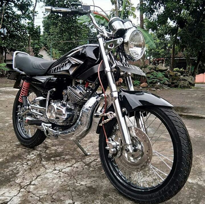 Modifikasi Rx King Warna Hitam Yang Paling Keren racing 48