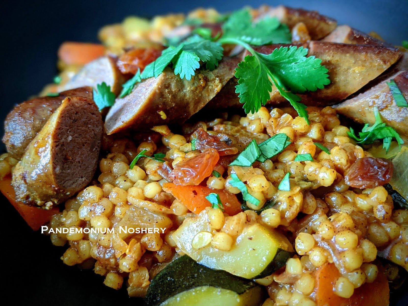 Moroccan Merguez Tagine with Pearl Couscous
