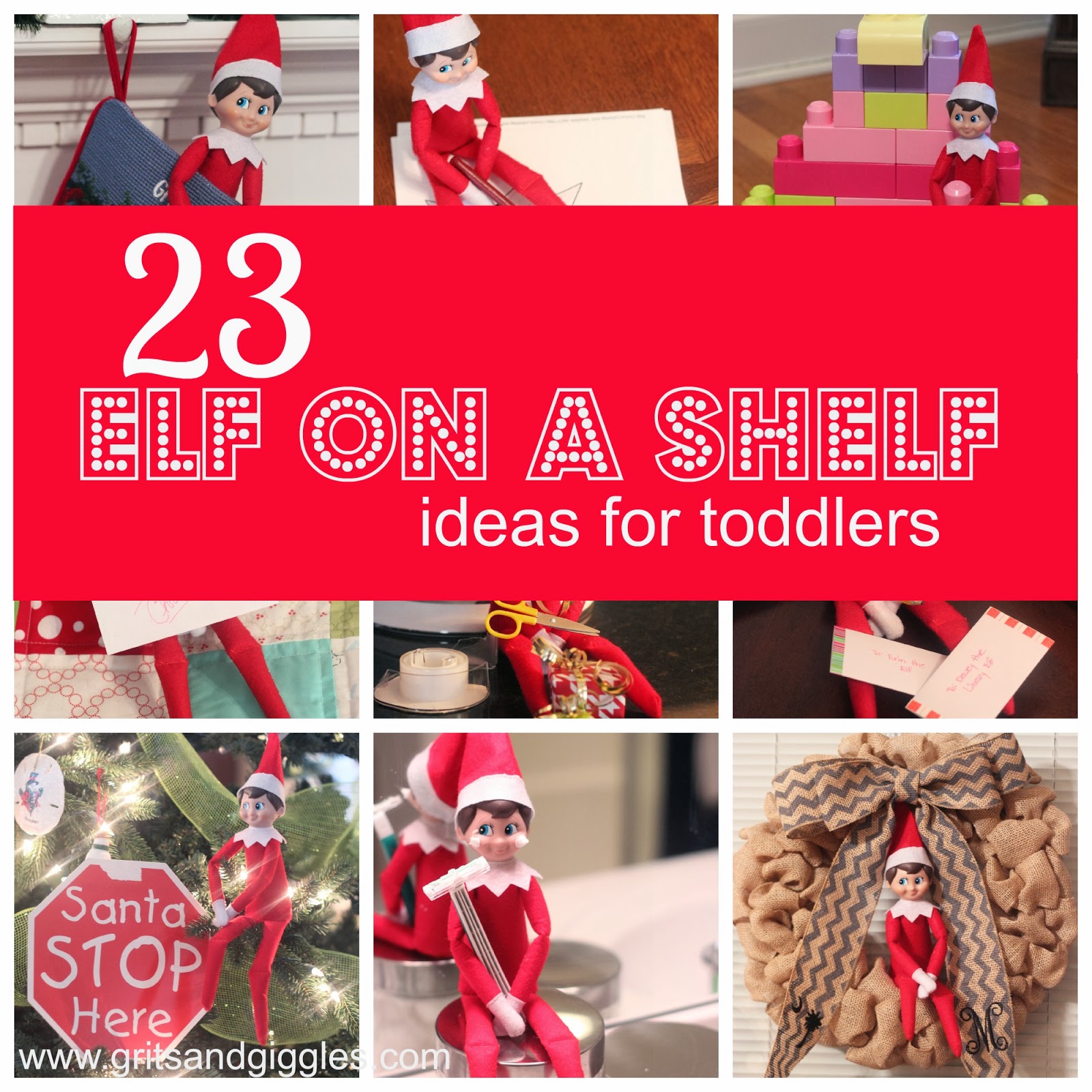 Grits & Giggles: Elf on a Shelf: for toddlers