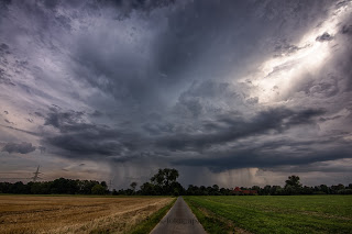 Wetterfotografie Gewitterzelle Sturmjäger NRW Hamm