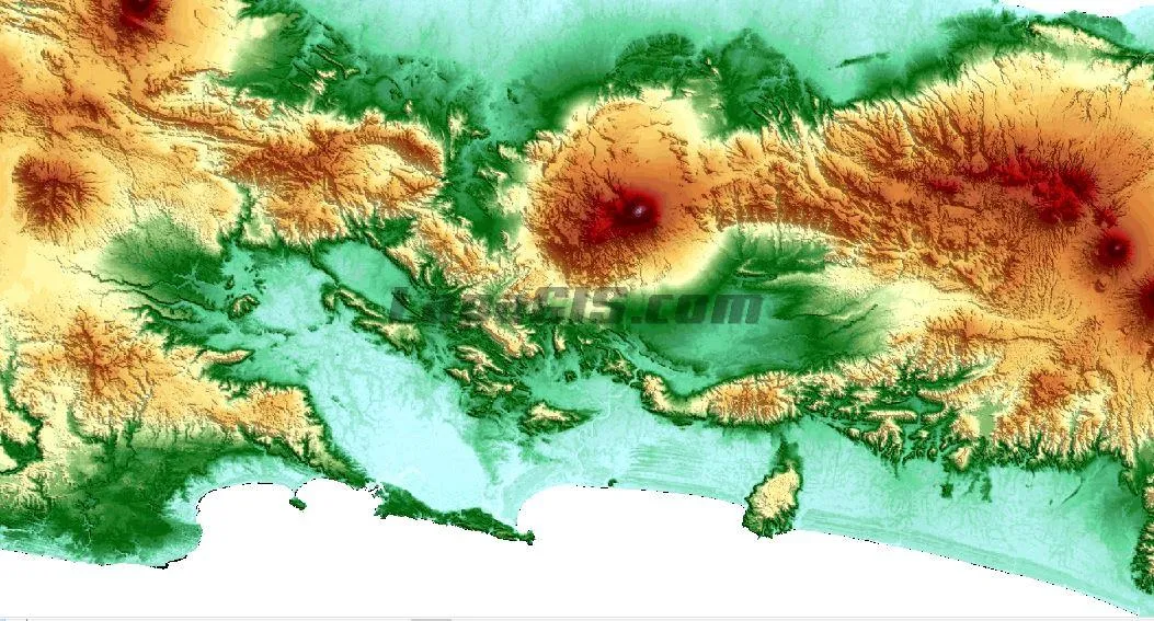 Data Relief Daratan Seluruh Indonesia Gratis