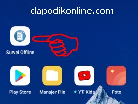 ikon aplikasi offline surveys