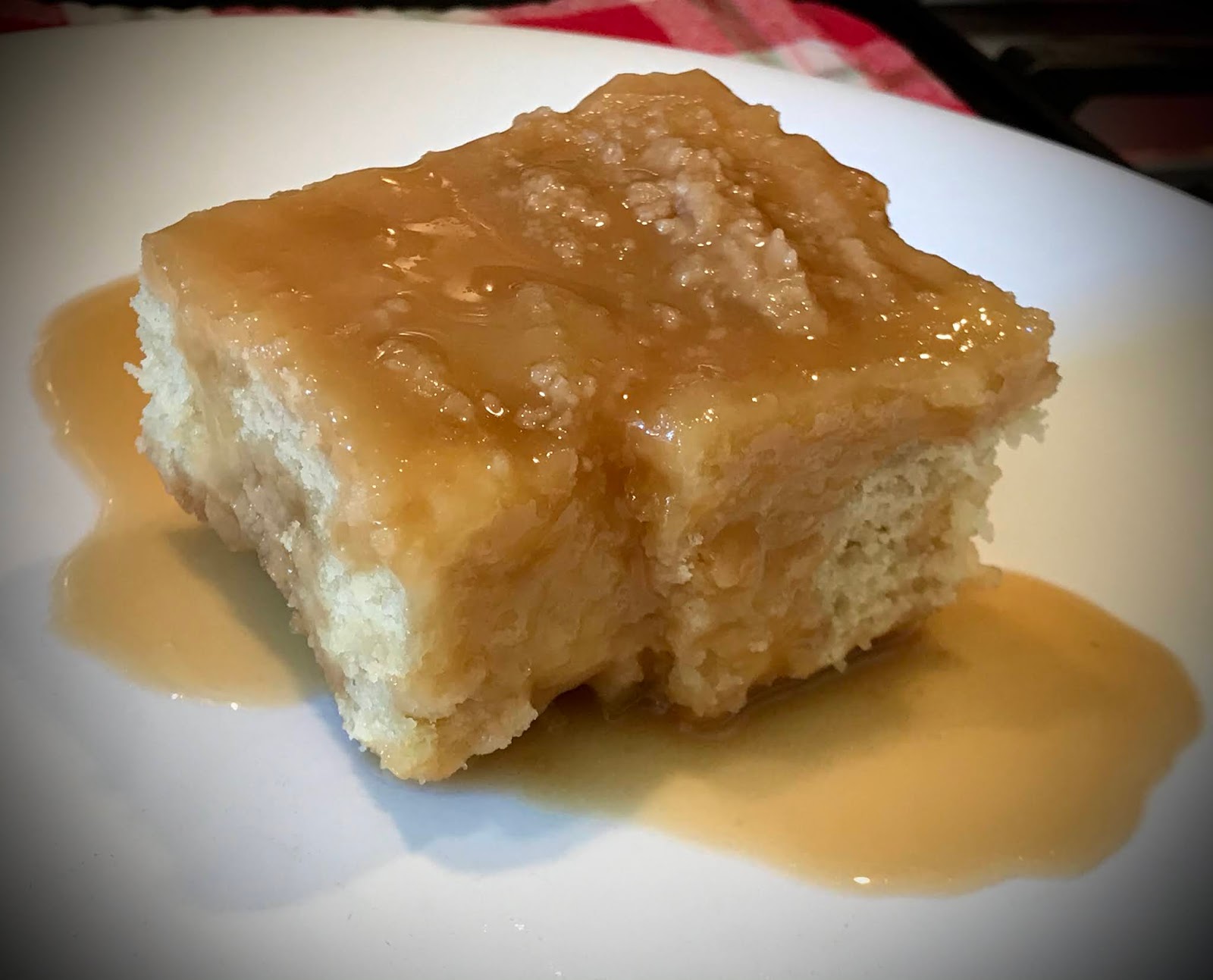 Pouding chômeur à la crème d'érable