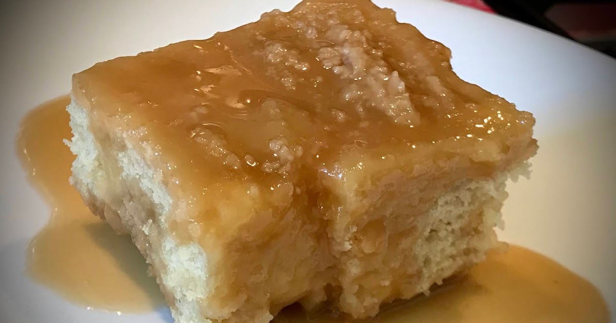 Pouding chômeur à la crème d'érable